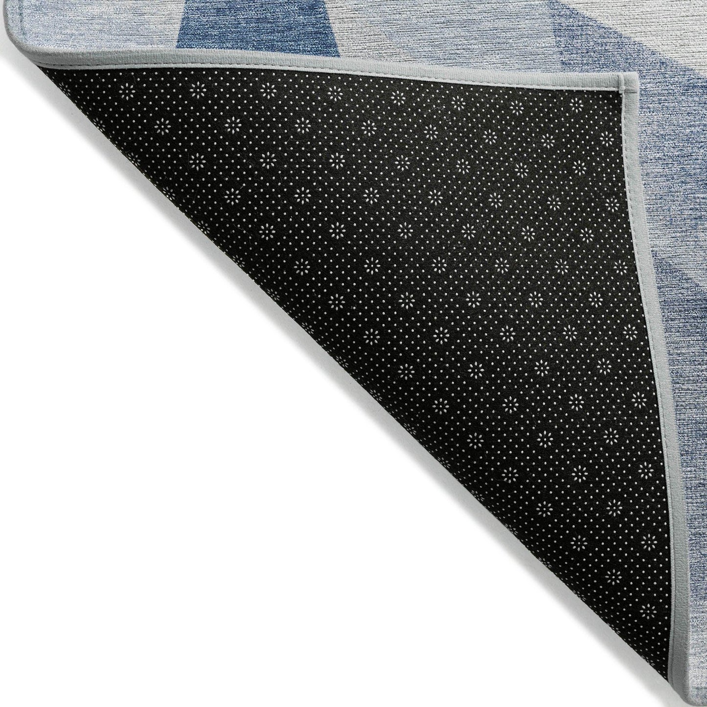 Saelara Denim Washable Indoor-Outdoor Rug