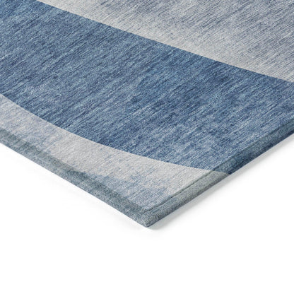 Saelara Denim Washable Indoor-Outdoor Rug