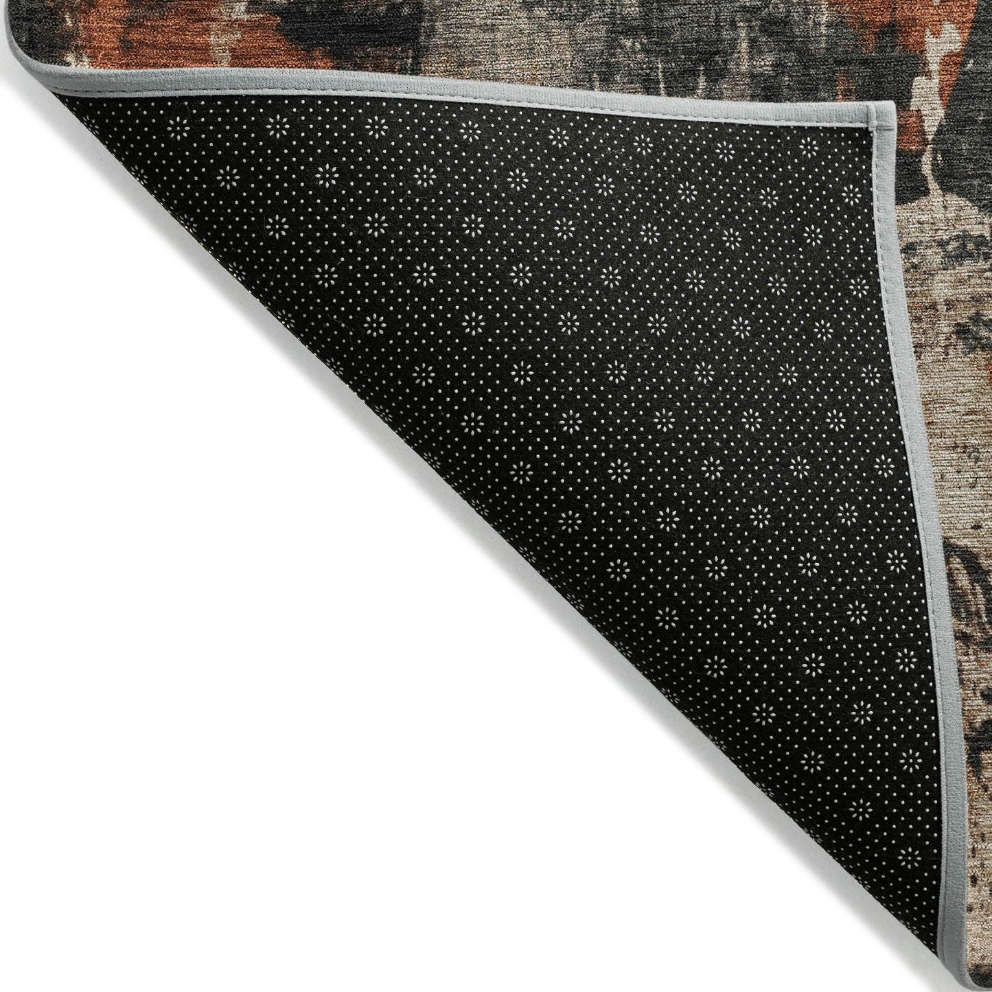 Saelien Brown Washable Indoor-Outdoor Rug