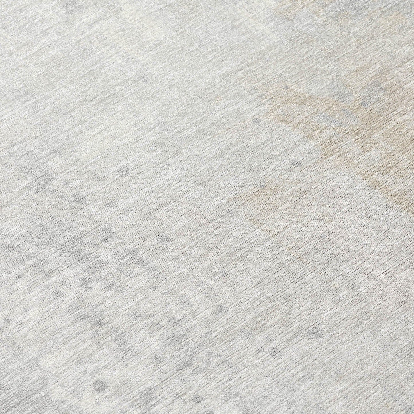 Saelion Ivory Washable Indoor-Outdoor Rug