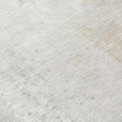 Saelion Ivory Washable Indoor-Outdoor Rug