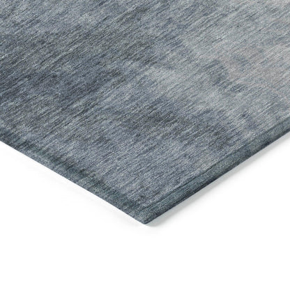 Saelira Gray Washable Indoor-Outdoor Rug