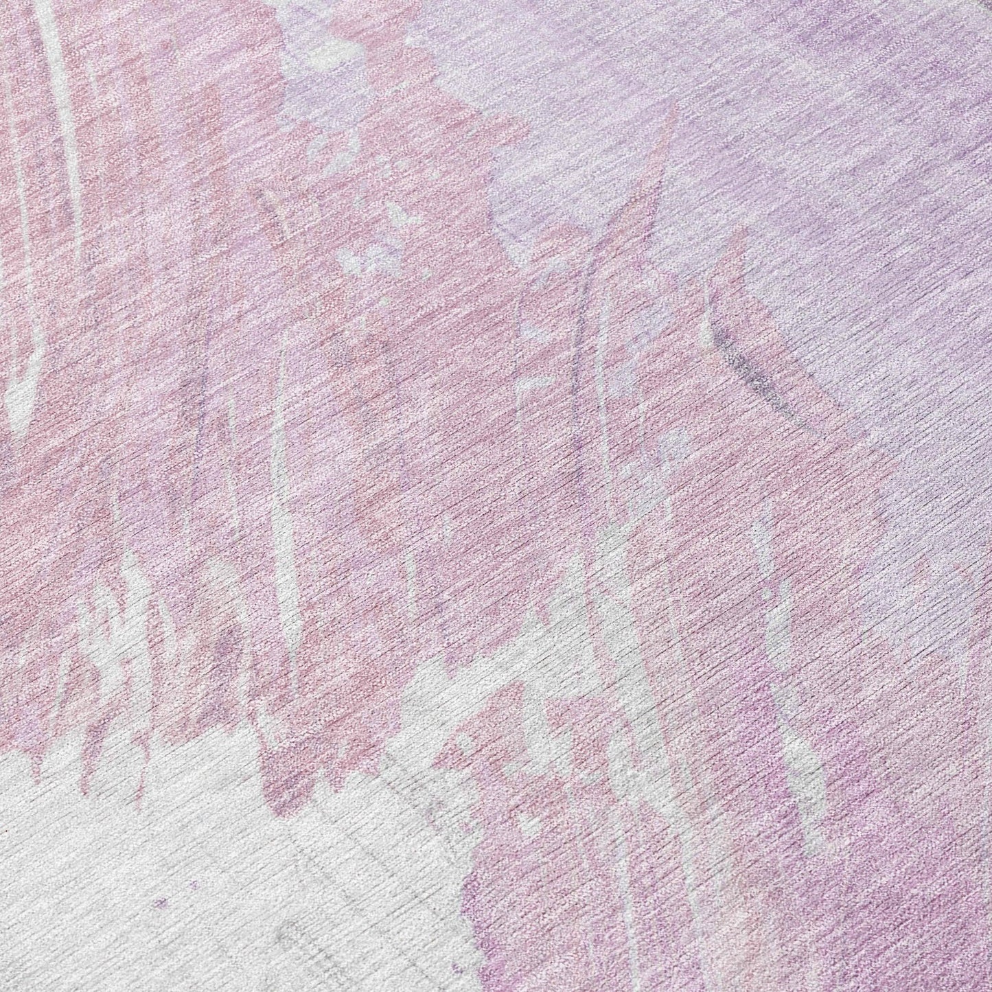 Saelon Purple Washable Indoor-Outdoor Rug