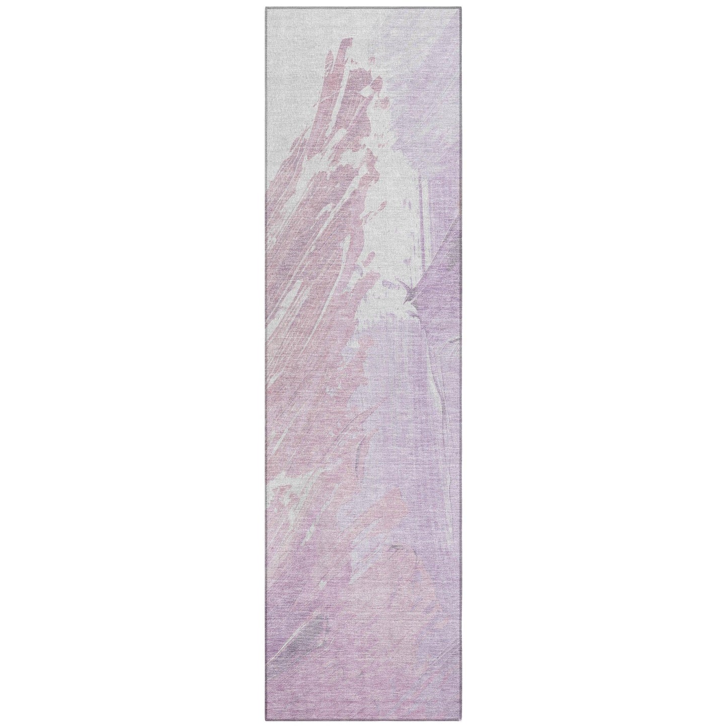 Saelon Purple Washable Indoor-Outdoor Rug