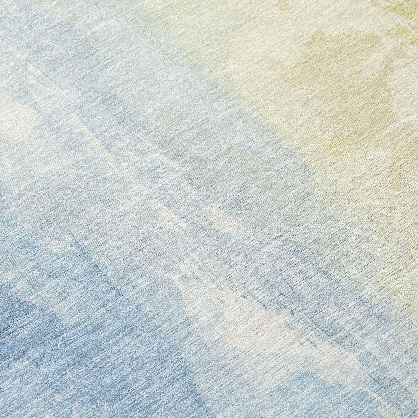 Saelor Blue Washable Indoor-Outdoor Rug