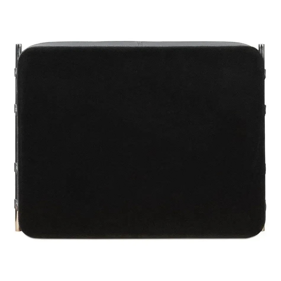 Safari Leather and Steel Grey Tray - LOOMLAN - Sarreid - Trays