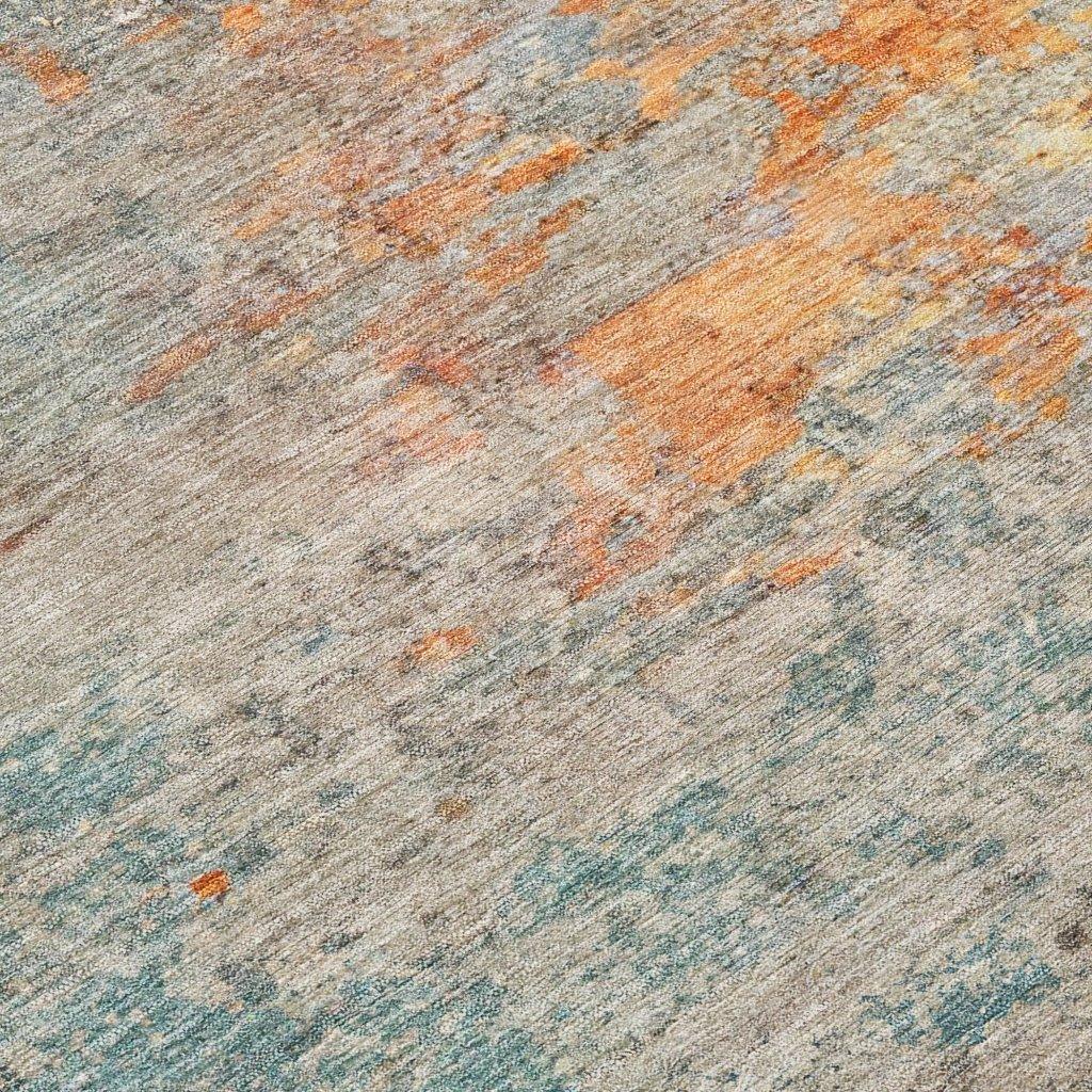 Safina Teal Washable Indoor - Outdoor Rug - LOOMLAN - LOOMLAN Rugs - Outdoor Rugs