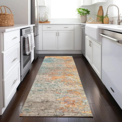 Safina Teal Washable Indoor - Outdoor Rug - LOOMLAN - LOOMLAN Rugs - Outdoor Rugs