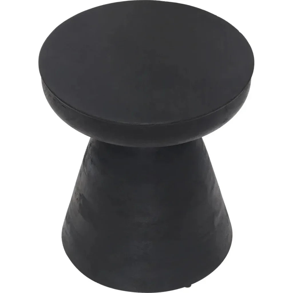 Sage Table Stool Matte Black - LOOMLAN - Zuo Modern - Side Tables