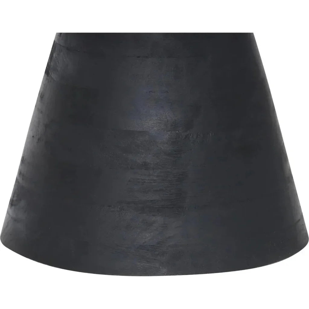 Sage Table Stool Matte Black - LOOMLAN - Zuo Modern - Side Tables