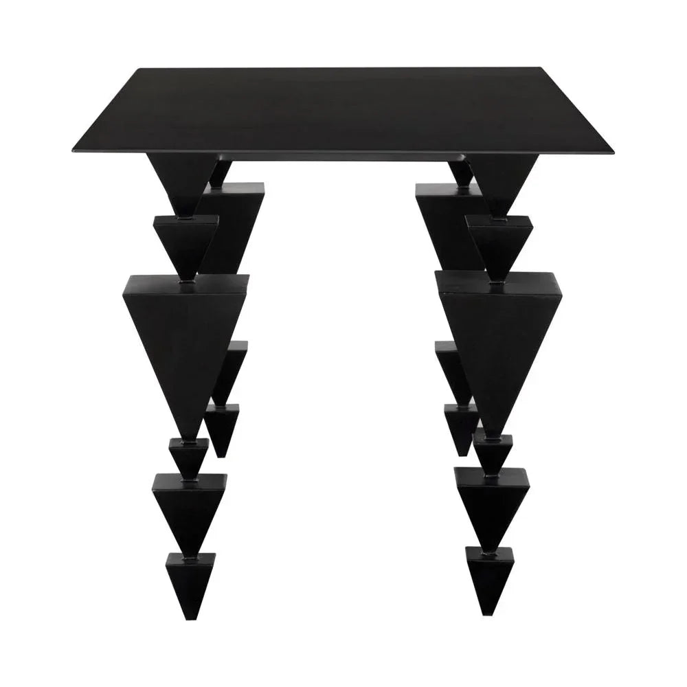 Sagrada Industrial Steel Black Desk-Home Office Desks-Noir-LOOMLAN