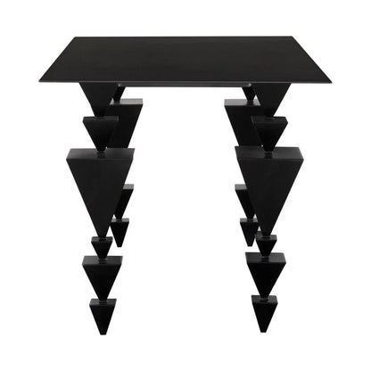 Sagrada Industrial Steel Black Desk-Home Office Desks-Noir-LOOMLAN