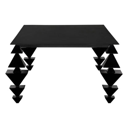 Sagrada Steel Black Coffee Table - LOOMLAN - Noir - Coffee Tables