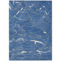 Sahari Blue Washable Indoor-Outdoor Rug-Outdoor Rugs-LOOMLAN Rugs-2'6" x 3'10"-LOOMLAN