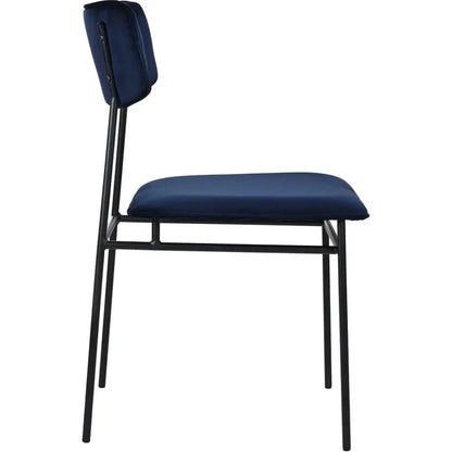 Sailor Leather Armless Dining Chair Set of 2 - LOOMLAN - Moe's Home - Dining Chairs