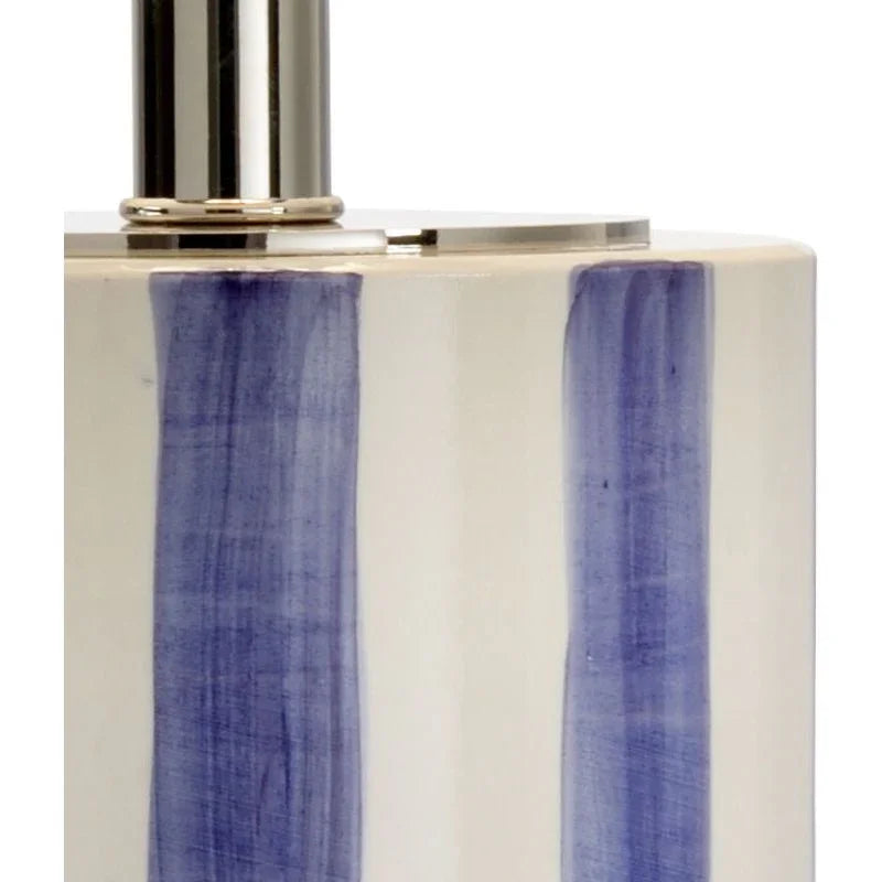 Sailor Stripe Hand Painted Ceramic Table Lamp - LOOMLAN - Wildwood - Table Lamps