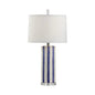 Sailor Stripe Hand Painted Ceramic Table Lamp - LOOMLAN - Wildwood - Table Lamps