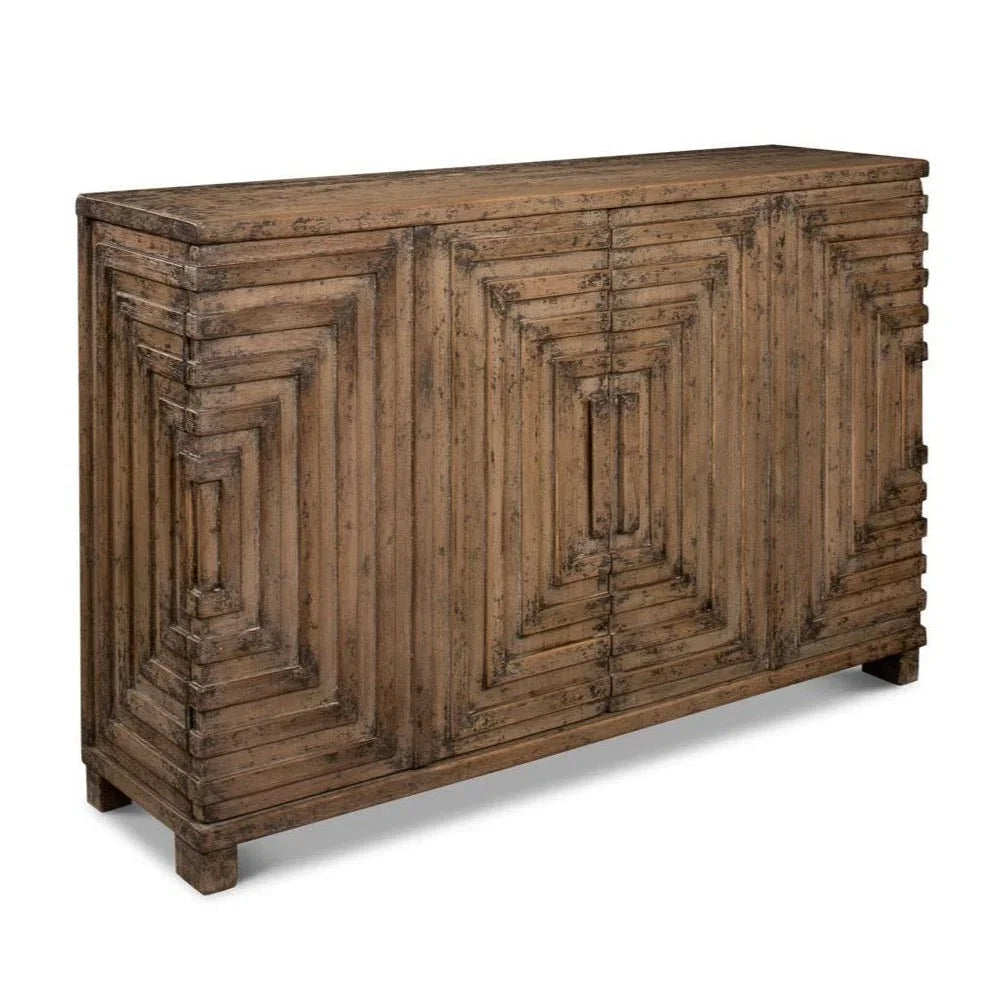 Saint Entrance Wood Sideboard - LOOMLAN - Sarreid - Sideboards