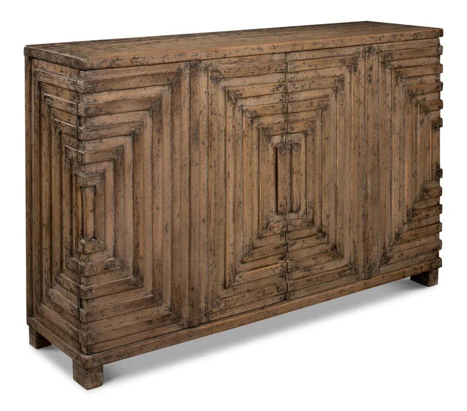 Saint Entrance Wood Sideboard - LOOMLAN - Sarreid - Sideboards