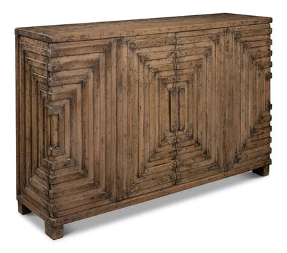 Saint Entrance Wood Sideboard - LOOMLAN - Sarreid - Sideboards