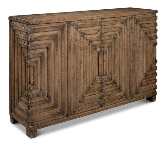 Saint Entrance Wood Sideboard - LOOMLAN - Sarreid - Sideboards