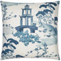 Sakura Indigo Blue Large Throw Pillow Insert - LOOMLAN - D.V. Kap - Throw Pillows