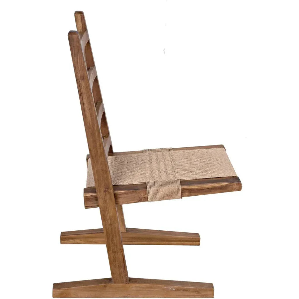 Salam Chair, Teak - LOOMLAN - Noir - Dining Chairs