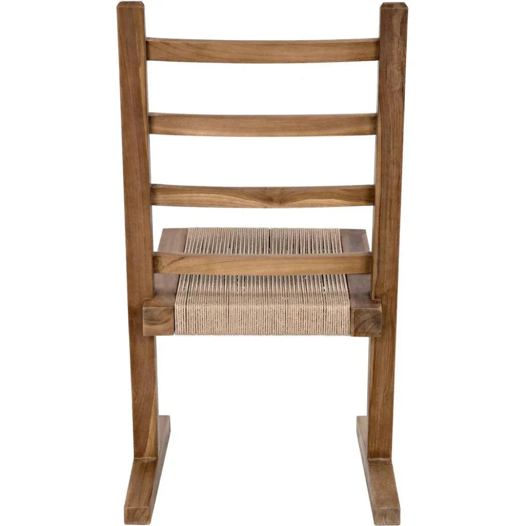 Salam Chair, Teak - LOOMLAN - Noir - Dining Chairs