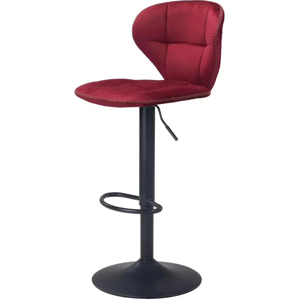 Salem Bar Chair Red - LOOMLAN - Zuo Modern - Bar Stools