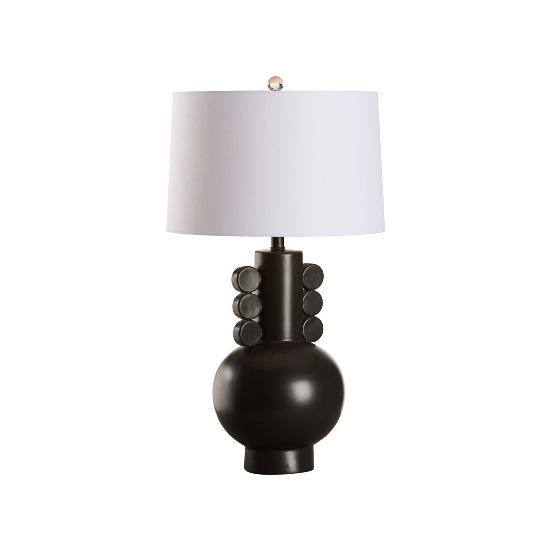 Salem Matte Black Ceramic Table Lamp