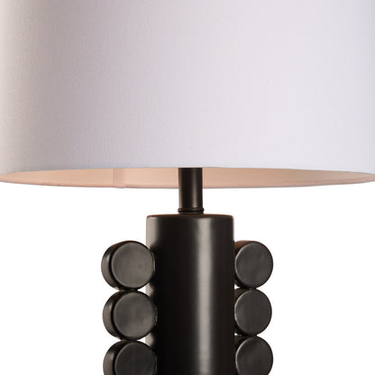 Salem Matte Black Ceramic Table Lamp