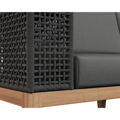 Salerno Fabric Outdoor Couch - LOOMLAN - SUNPAN - Outdoor Sofas & Loveseats