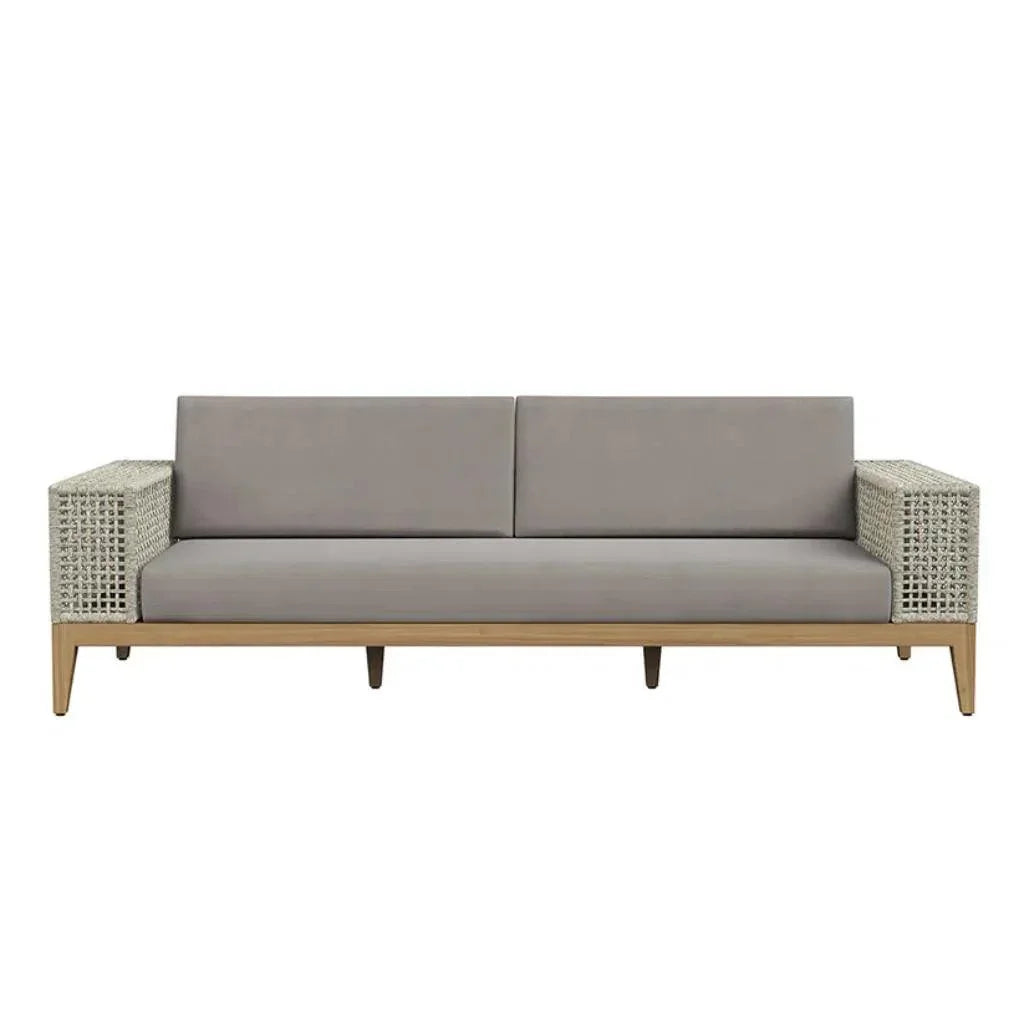 Salerno Fabric Outdoor Couch - LOOMLAN - SUNPAN - Outdoor Sofas & Loveseats