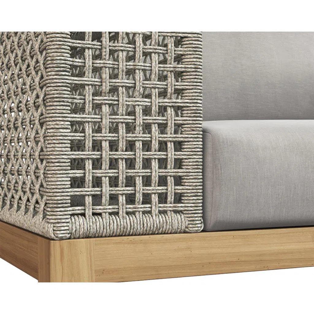 Salerno Fabric Outdoor Couch - LOOMLAN - SUNPAN - Outdoor Sofas & Loveseats