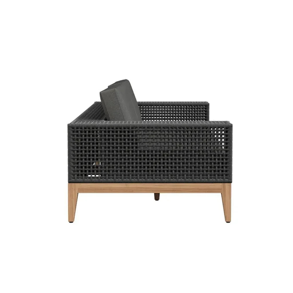 Salerno Fabric Outdoor Couch - LOOMLAN - SUNPAN - Outdoor Sofas & Loveseats