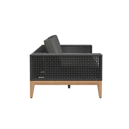 Salerno Fabric Outdoor Couch - LOOMLAN - SUNPAN - Outdoor Sofas & Loveseats