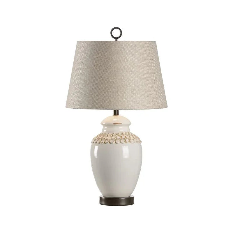 Salerno Glazed Italian Ceramic Table Lamp - LOOMLAN - Wildwood - Table Lamps