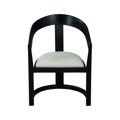 Salida Linen Black Dining Chair - LOOMLAN - Furniture Classics - Dining Chairs