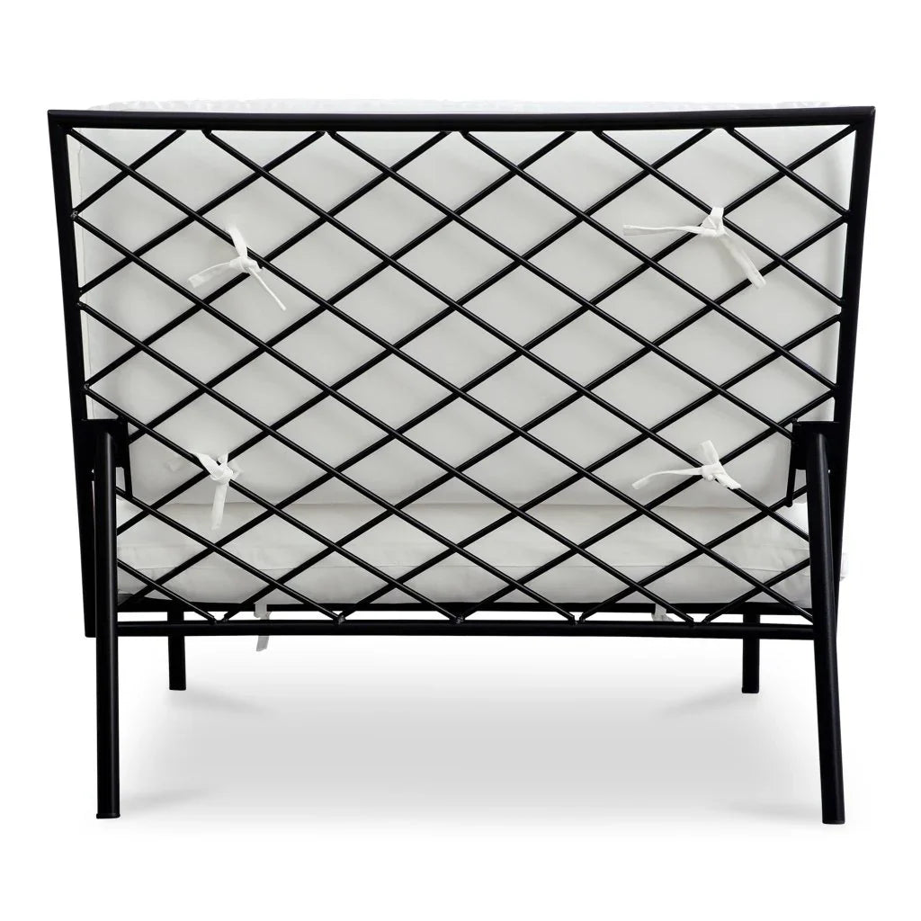 Salma Olefin Fabric Outdoor Accent Chair-Outdoor Accent Chairs-Moe's Home-LOOMLAN