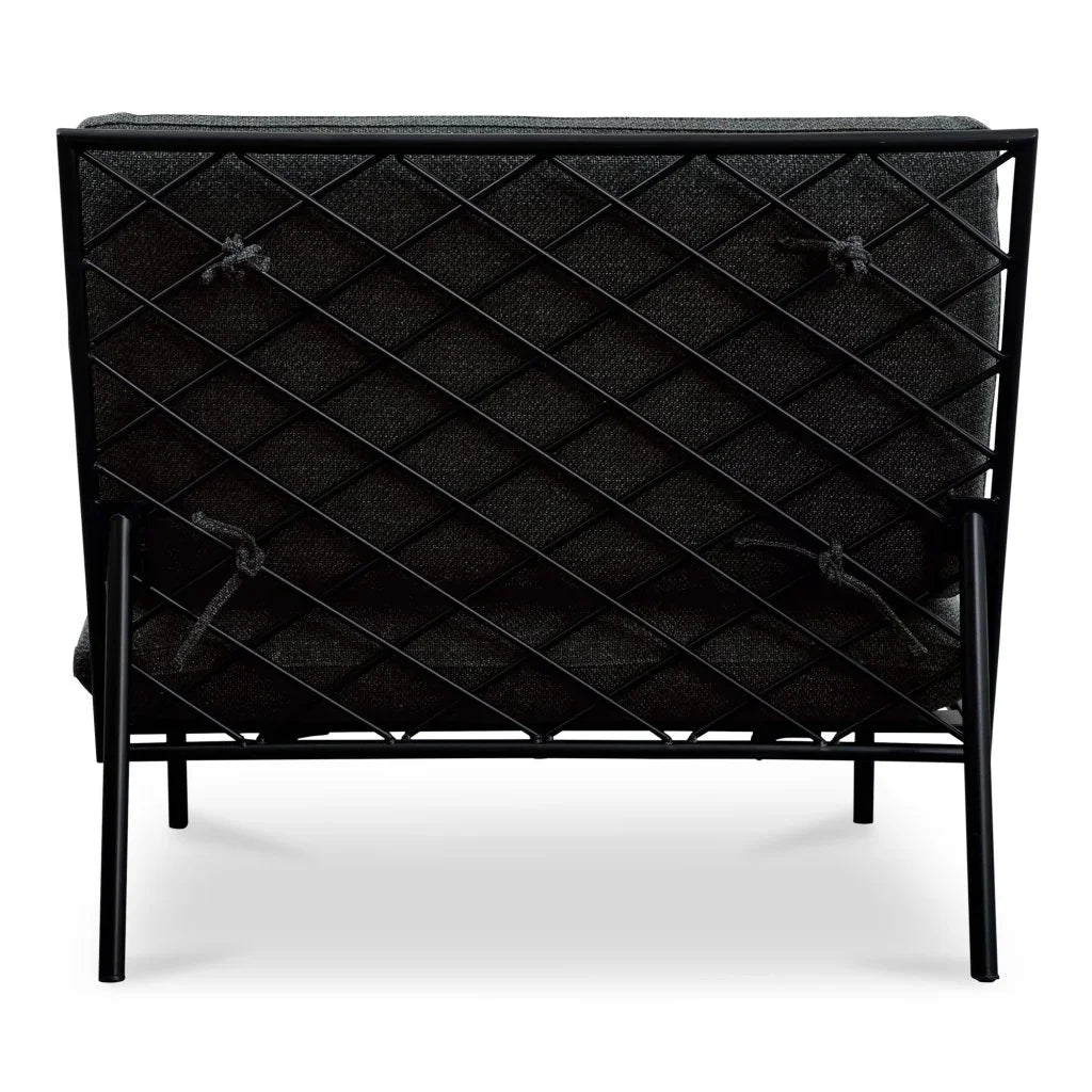 Salma Olefin Fabric Outdoor Accent Chair-Outdoor Accent Chairs-Moe's Home-LOOMLAN