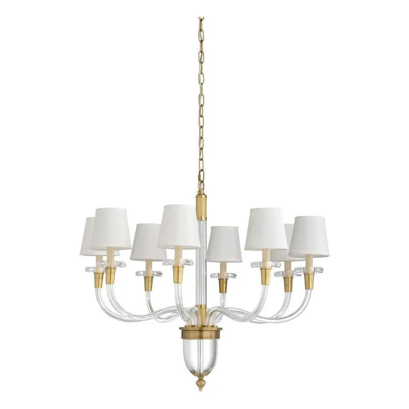 Salon Crystal And Brass Made Chandelier - LOOMLAN - Wildwood - Chandeliers