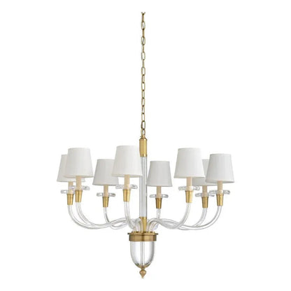 Salon Crystal And Brass Made Chandelier - LOOMLAN - Wildwood - Chandeliers