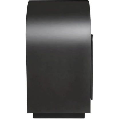 Salone Wood and Glass Black Sideboard - LOOMLAN - Moe's Home - Sideboards