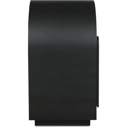 Salone Wood and Glass Black Cabinet - LOOMLAN - Moe's Home - Accent Cabinets