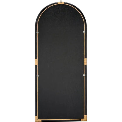 Saltwater Rattan d Vertical Floor Mirror-Floor Mirrors-Jamie Young-LOOMLAN