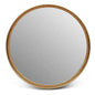Samar Reclaimed Aluminum Round Mirror - LOOMLAN - Urbia - Wall Mirrors