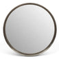 Samar Reclaimed Aluminum Round Mirror - LOOMLAN - Urbia - Wall Mirrors