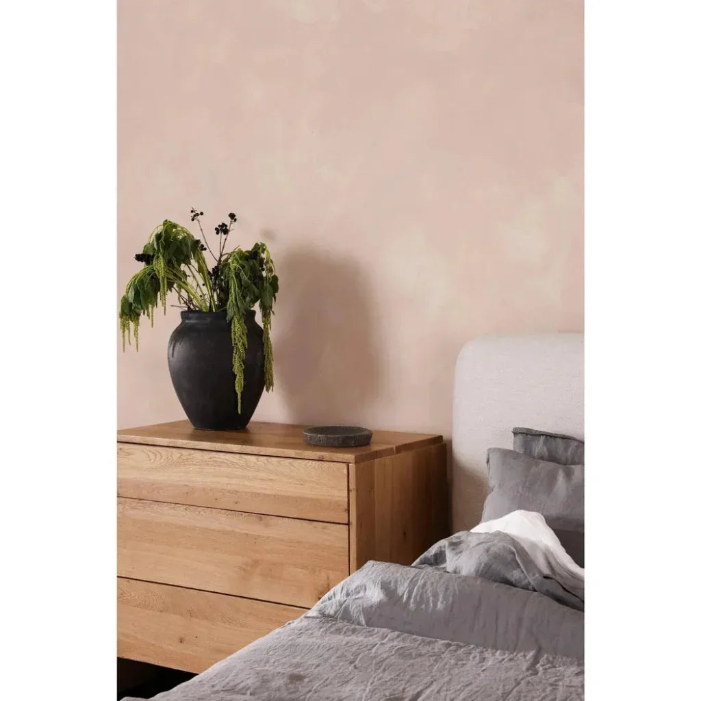 Samara Wood Cream Bed - LOOMLAN - Moe's Home - Beds