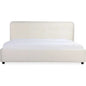 Samara Wood Cream Bed - LOOMLAN - Moe's Home - Beds