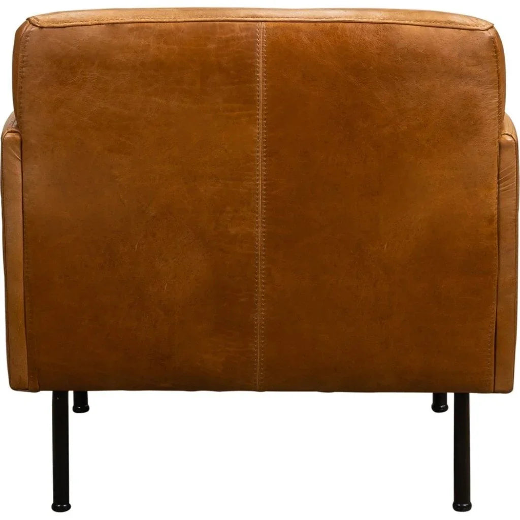 Samba Modern Style Leather Chair - LOOMLAN - Olivia + Quinn - Club Chairs
